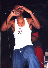 Canibus dropping a venomous freestyle